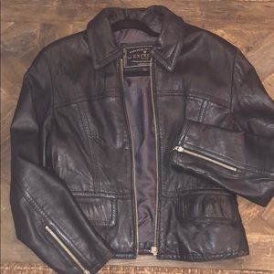 Beautiful distressed Black Express Jacket